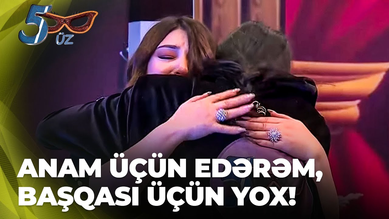 5 Üz | Qızını görən Dilarə Əliyeva ağladı | Kərtənkələni tutana kimi ayağım uyuşdu