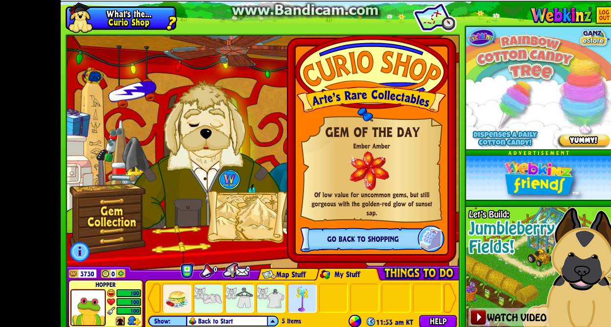 Webkinz Curio Shop