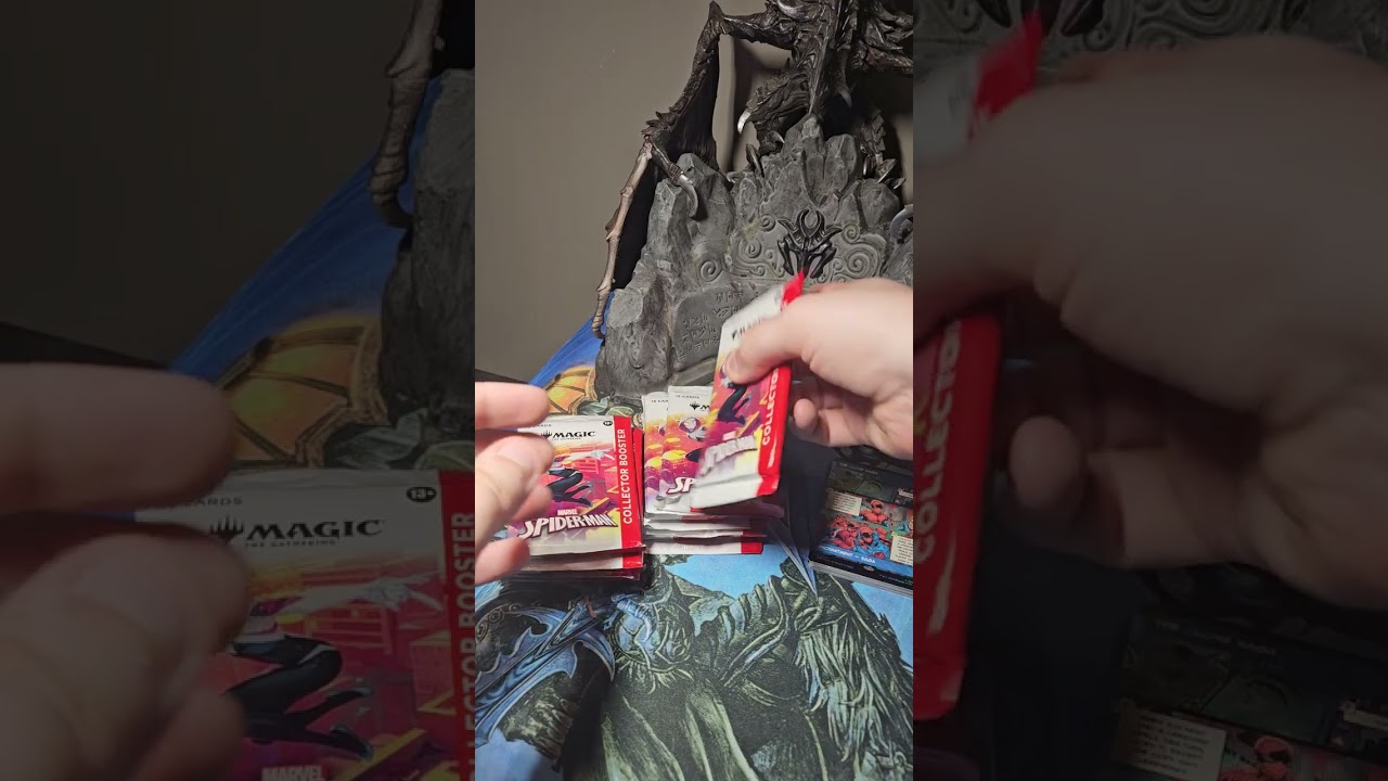 Opening a mega box from BuzzTCG