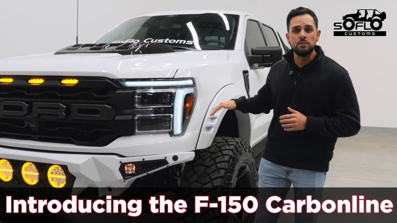 2025 F-150 Carbonline by SoFlo Customs - Custom Lifted F-150 Truck - Inventory # F41993