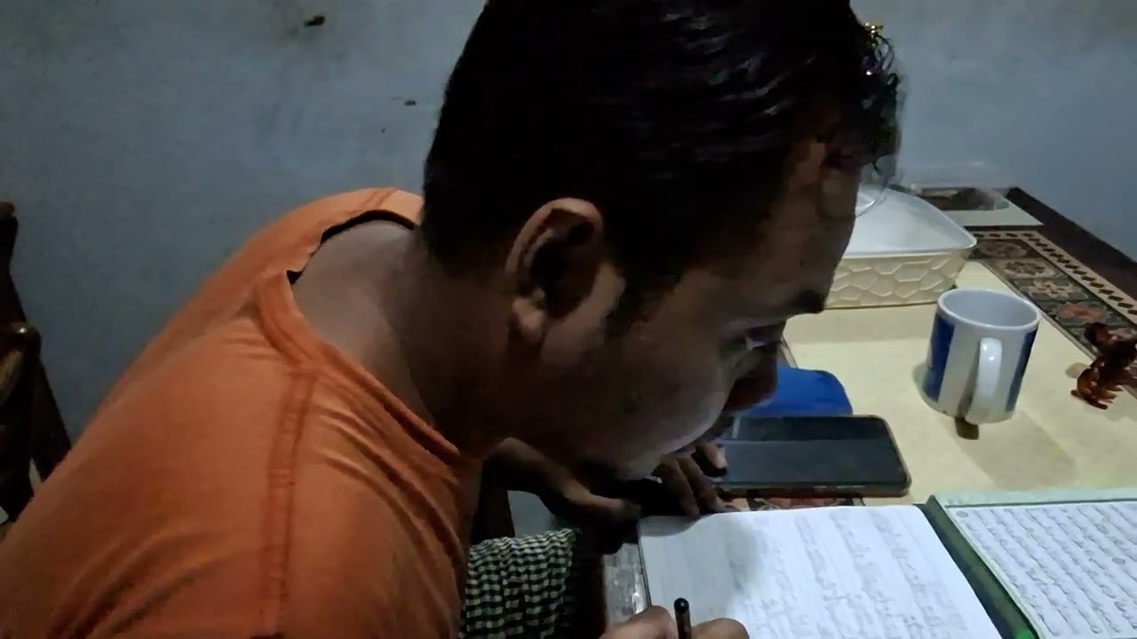 Belajar membaca dan menulis Al'quran anak spesial....