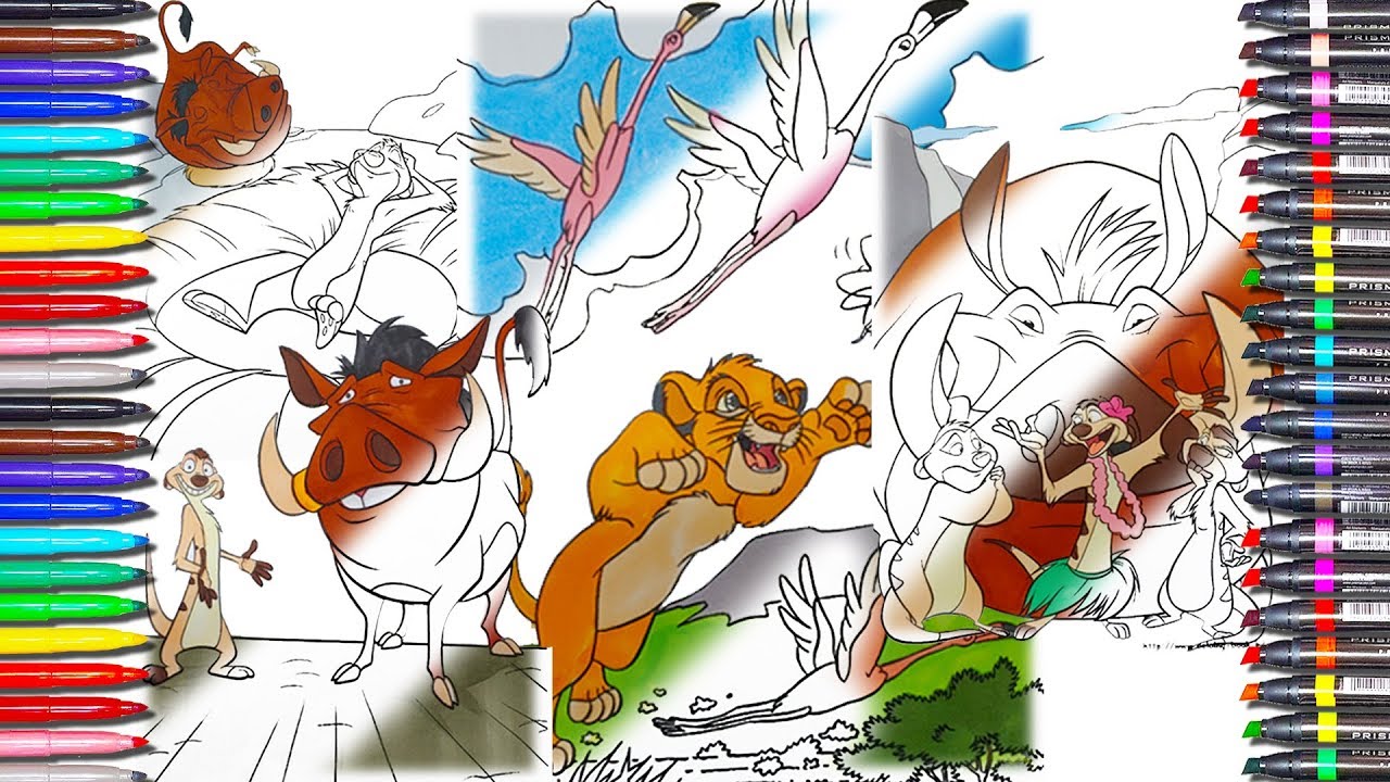 Lion King Coloring Pages for kids Lion King How To Draw Lion King scar Disney Coloring Book Simba