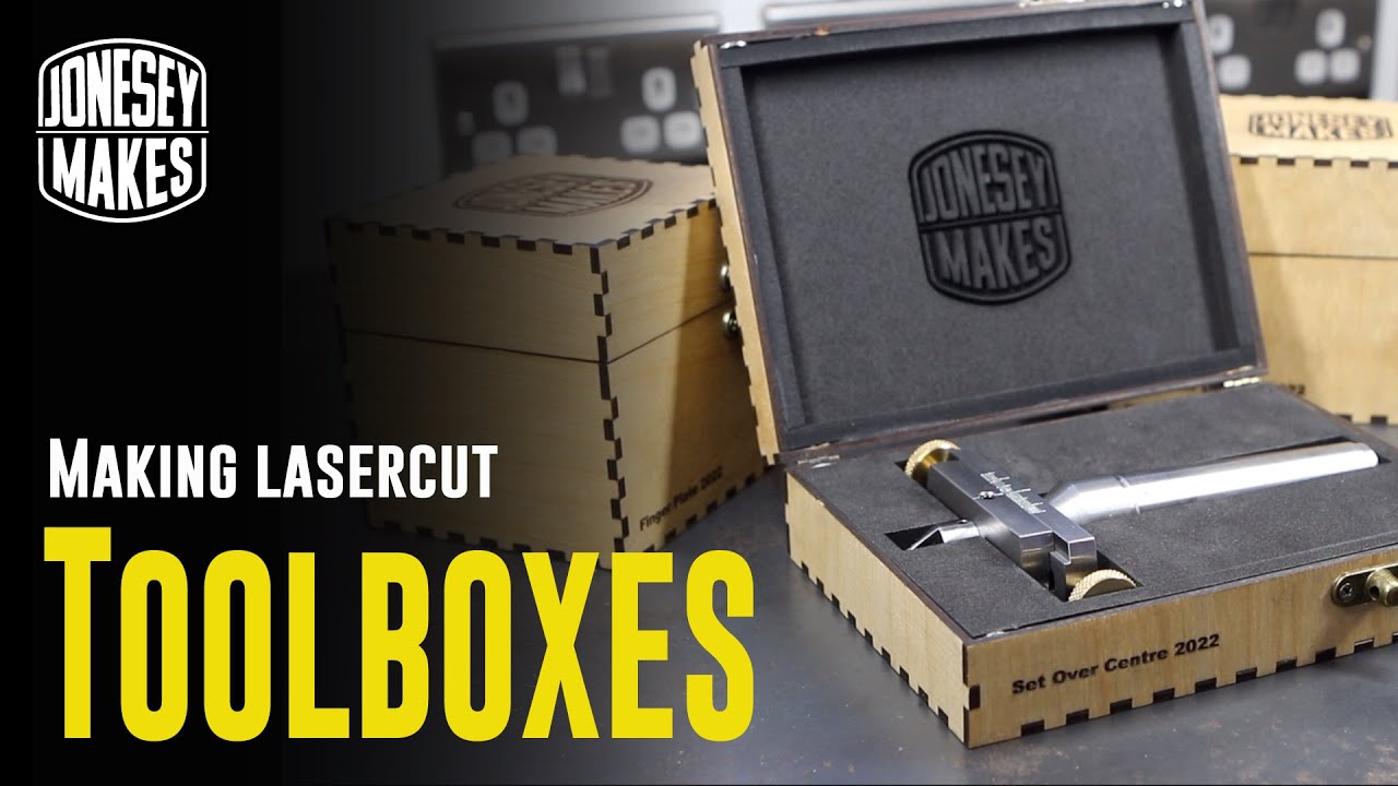 Making custom toolboxes using a laser engraver