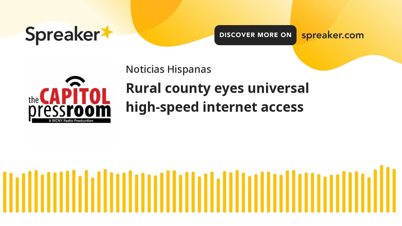 Rural county eyes universal high-speed internet access