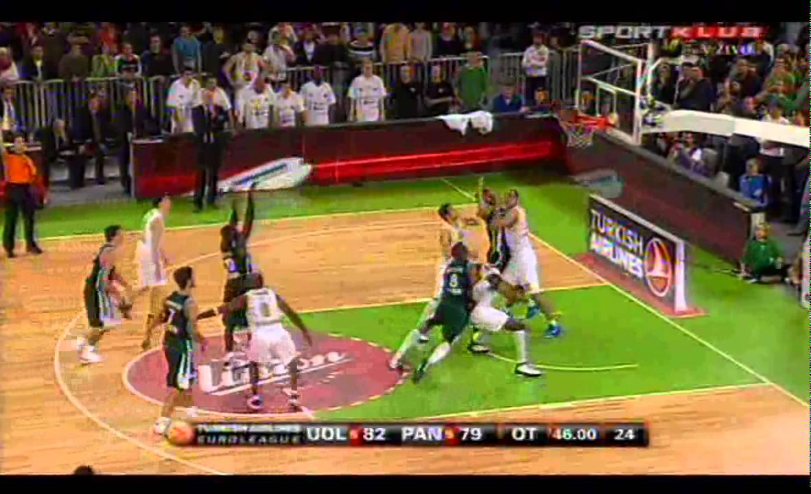 Euroleague: Union Olimpija-Panathinakos (85:84-OT)