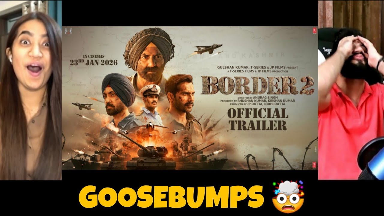 BORDER 2 (Trailer) | Reaction | Sunny Deol, Varun, Diljit, Ahan | The Tenth Staar