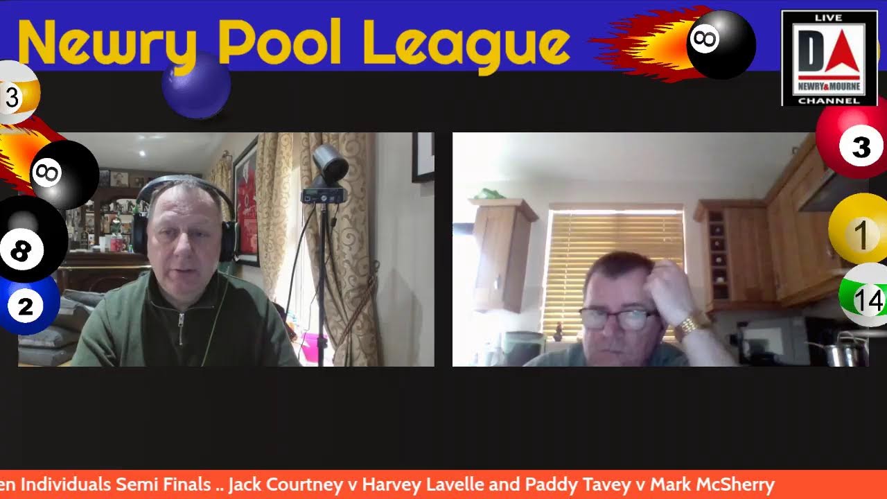 Live Draws cup and pairs and Individuals