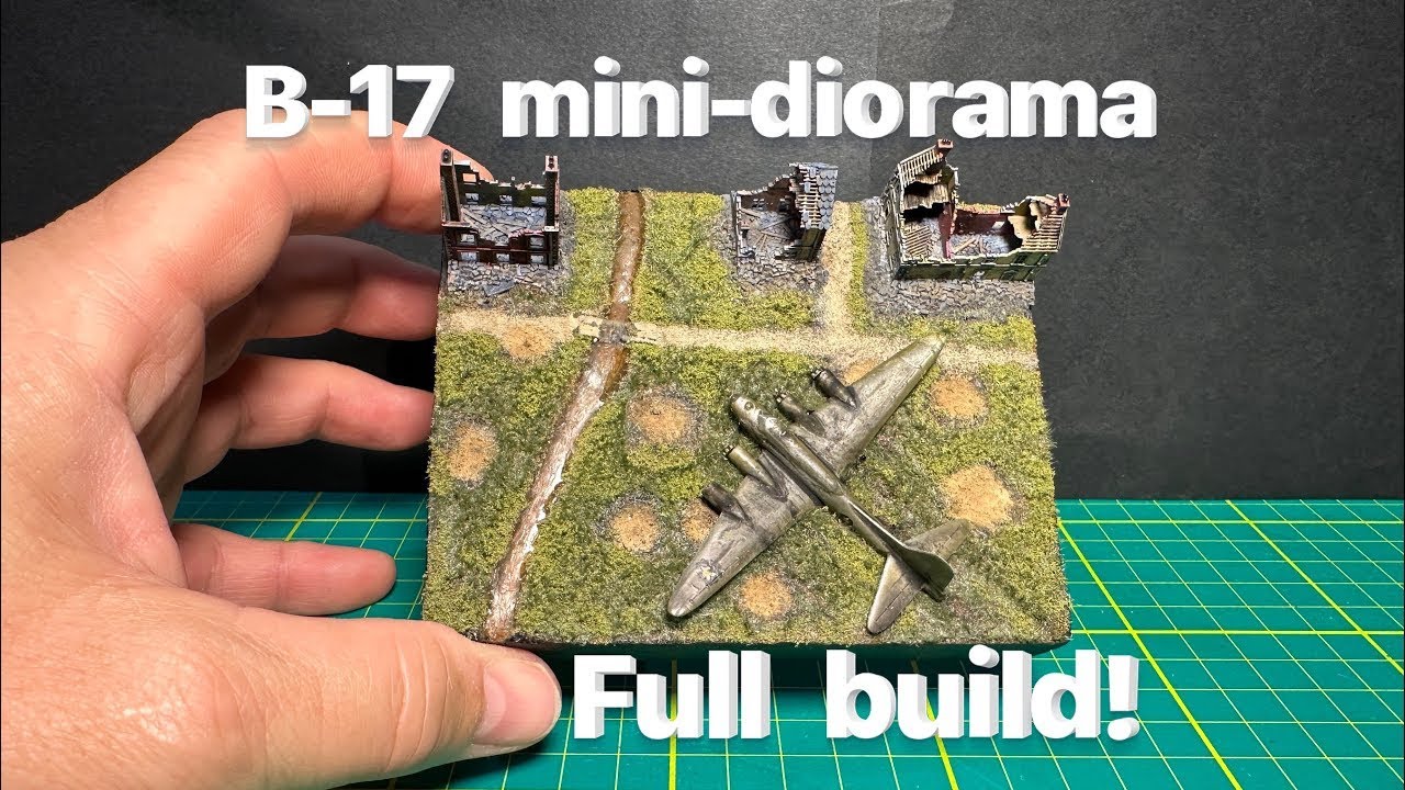 WW2 B-17 Crash Diorama | Tiny Plane, Big Story 
