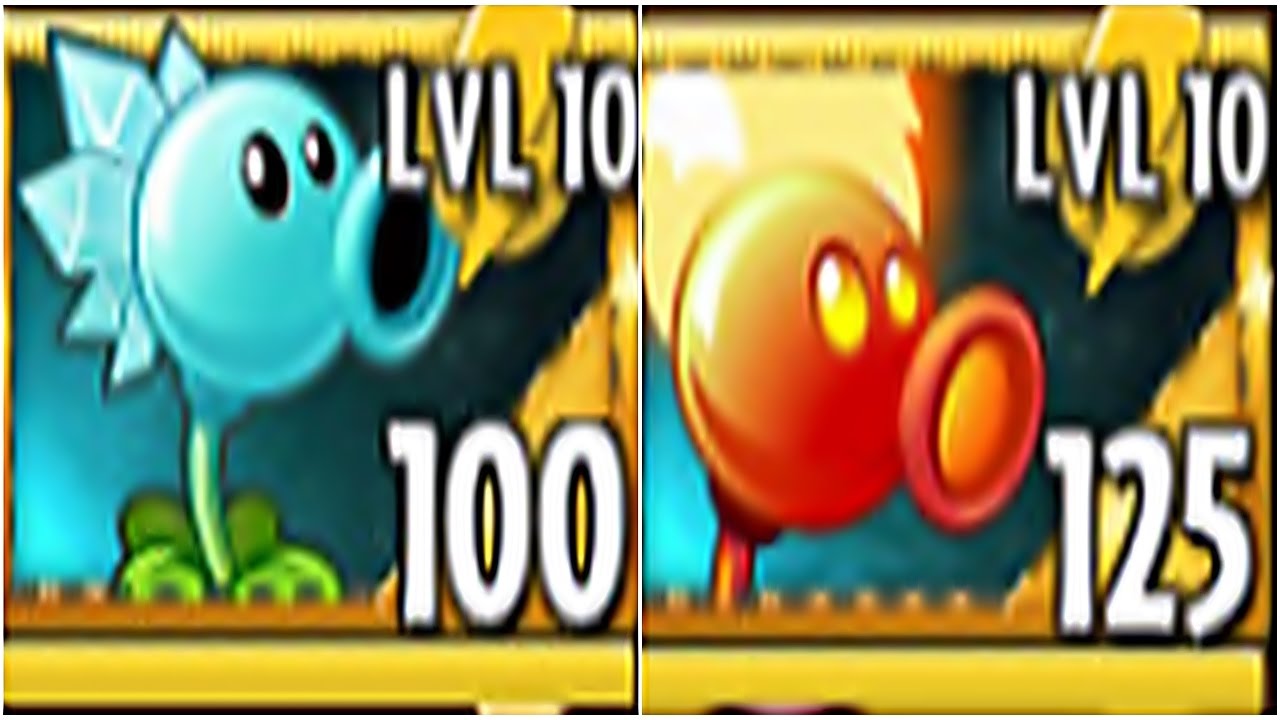 TEAMS Snow Pea Max Level Up System Vs Fire Peashooter Pvz 2 in Plants vs. Zombies 2: Gameplay 2017