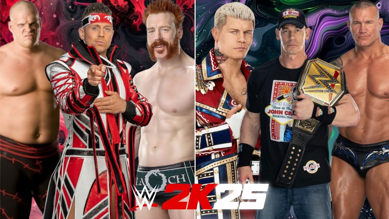Overrated superstar vs underrated superstar | 6 man tag team match WWE2K25