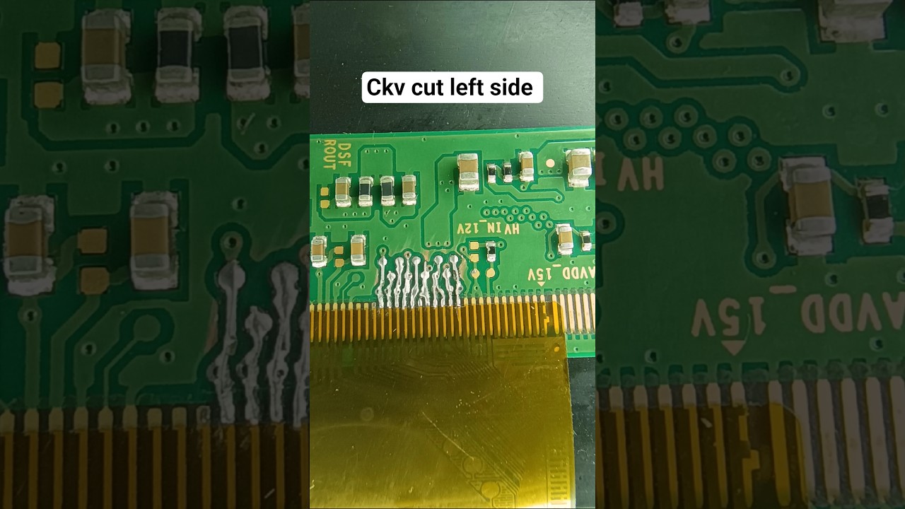 LED TV Panel Repair by CKV line cut#LSC320AN09-HO6 #shortvideo #automobile #panelrepair