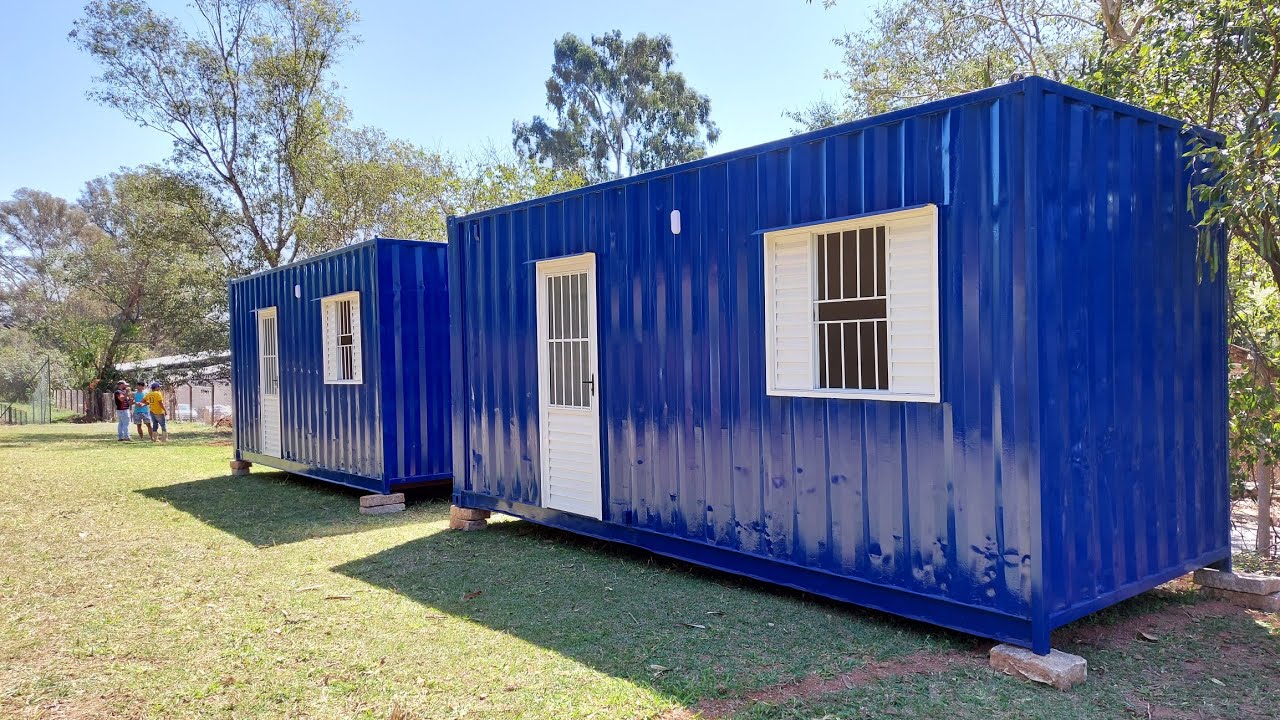 Mal descarregamos e já estavam alugadas! Kitnet container 15m2, investimento seguro!