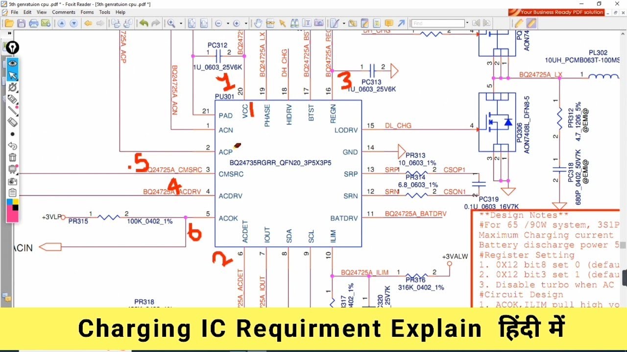 Laptop Charging Ic Requirment Bq Voltin || Laptop Charging Section # schkmatic