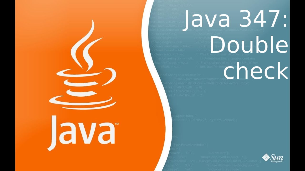 Урок Java 347: проблема double check