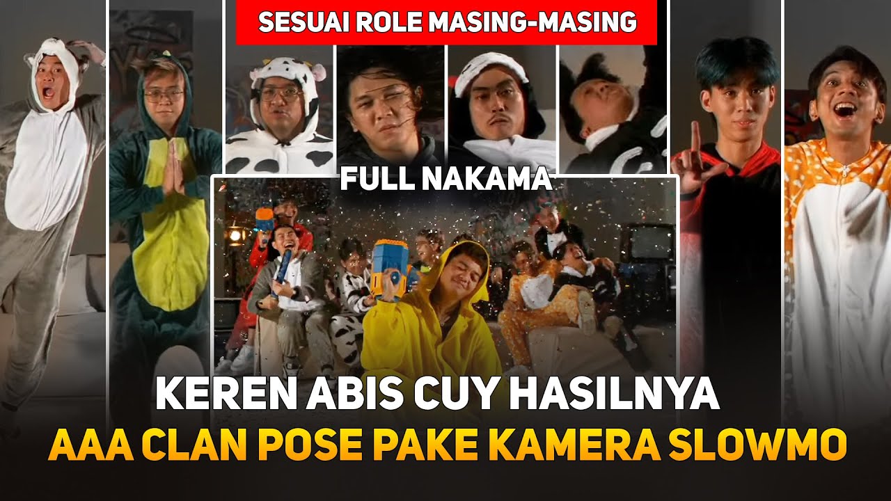 AAA CLAN POSE PAKE KAMERA SLOWMO - ACROBOLT ! FULL NAKAMA KEREN ABIS CUY HASILNYA !  