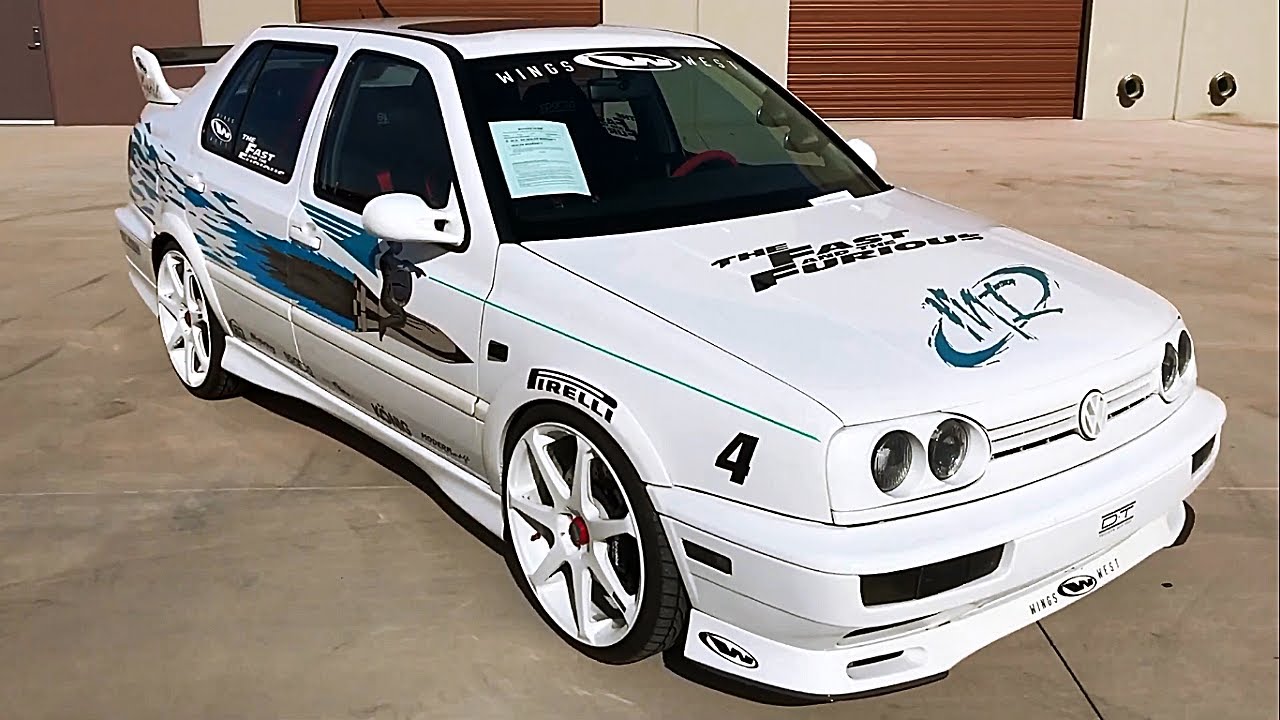 VW Jetta 1995 (F&F movie) - outside & inside look