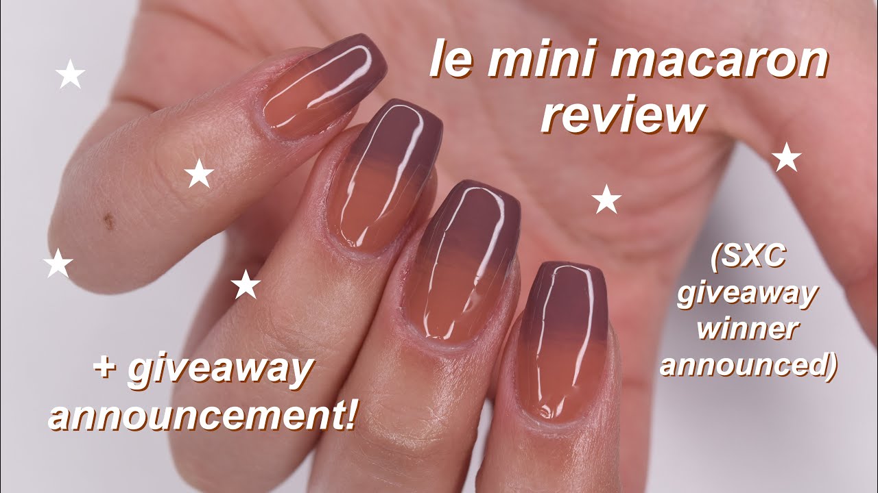 le mini macaron review + giveaway announcement!