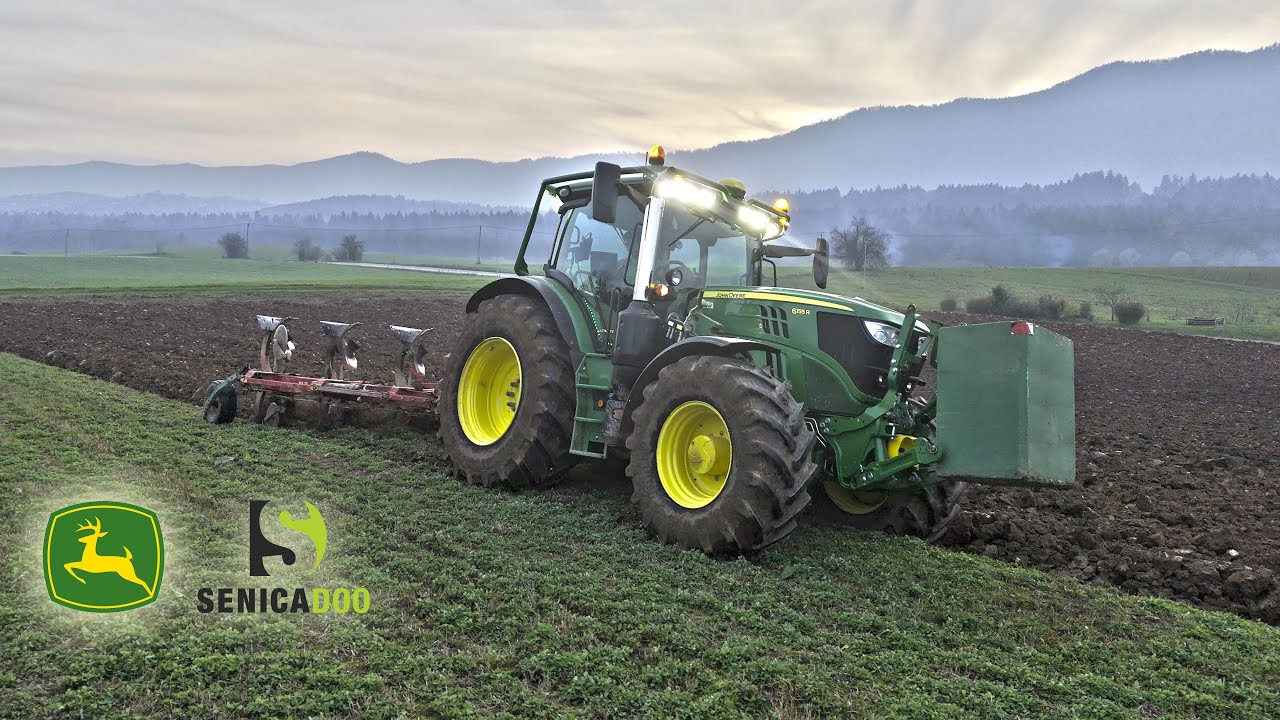 [4K] Plowing | Oranje | Orka with John Deere 6155R & Kverneland