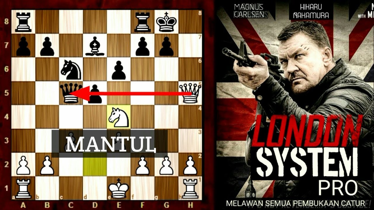 TOP 3 STRATEGI CATUR MEMATIKAN - LONDON SYSTEM CHESS OPENING