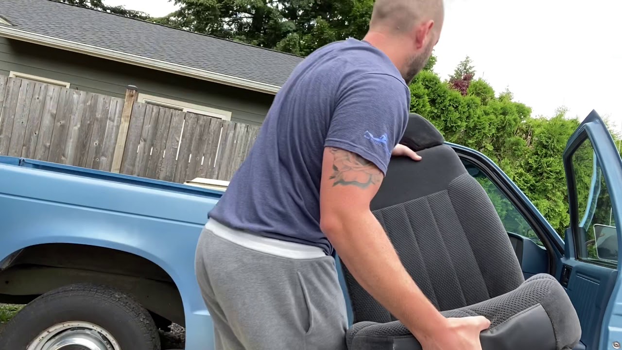 How To Swap Your Bench for Buckets - Chevy S10