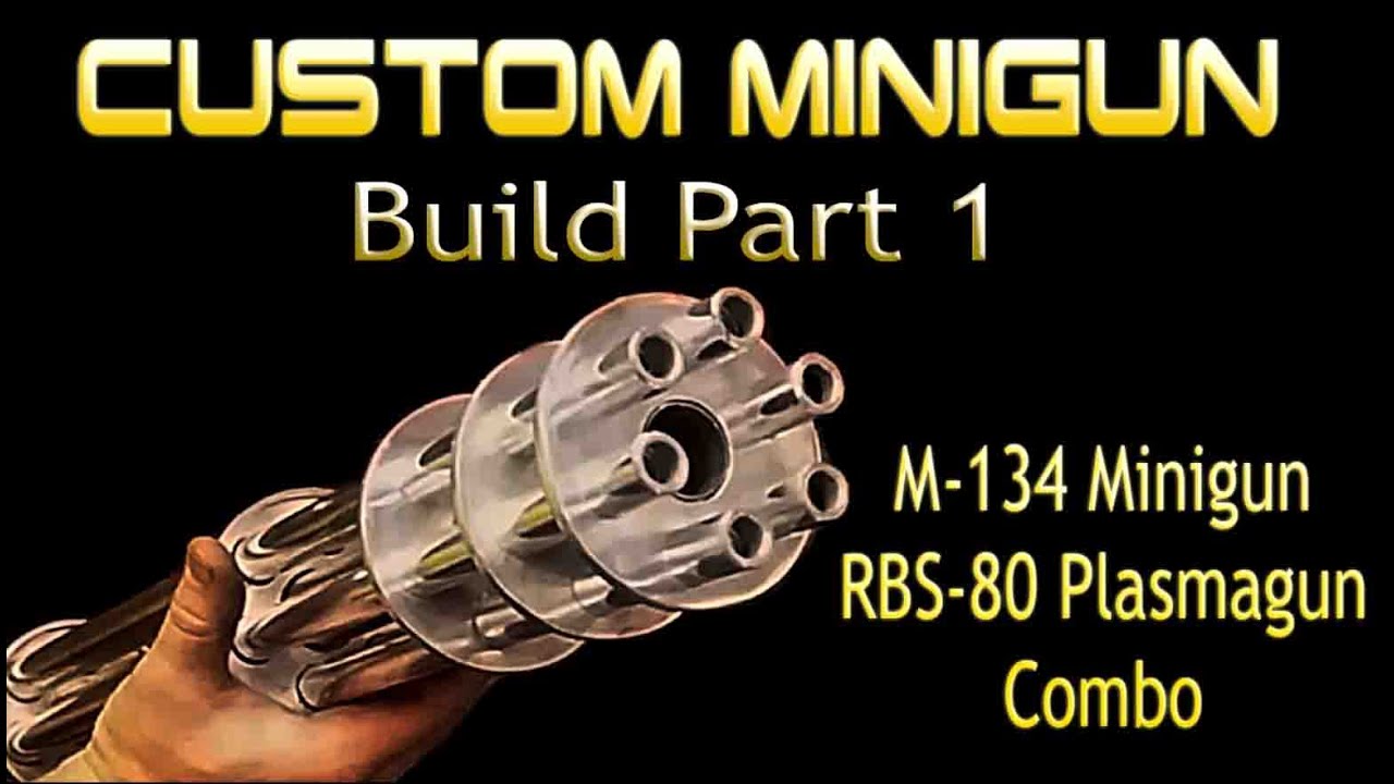 Terminator Minigun 2 in 1 Build Part 1