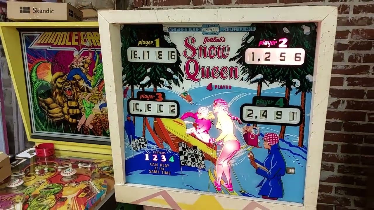 Gottlieb SNOW QUEEN from 11/1970 in Gameplay