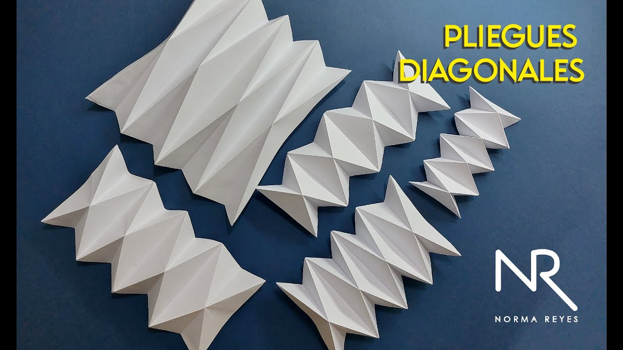 PLIEGUES DIAGONALES