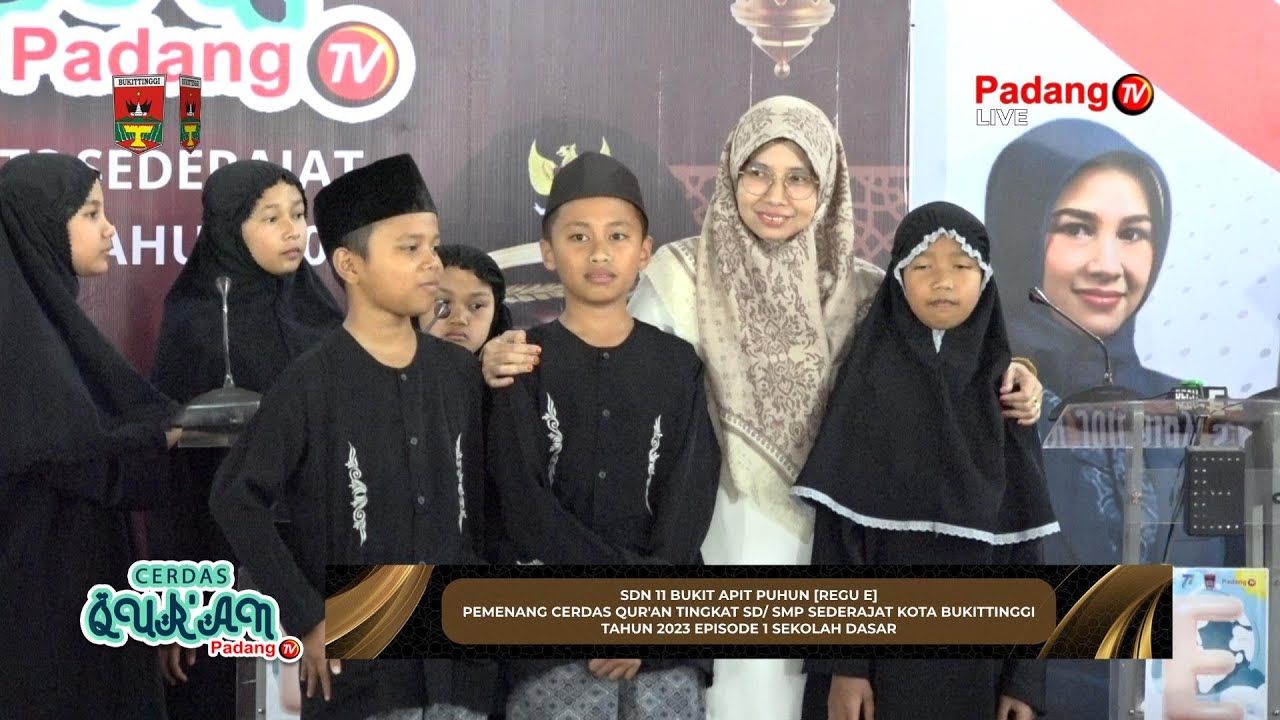 LIVE : Cerdas Qur'an Tingkat SD/SMP Sederajat Kota Bukittinggi Tahun 2023 Episode 1 Sekolah Dasar