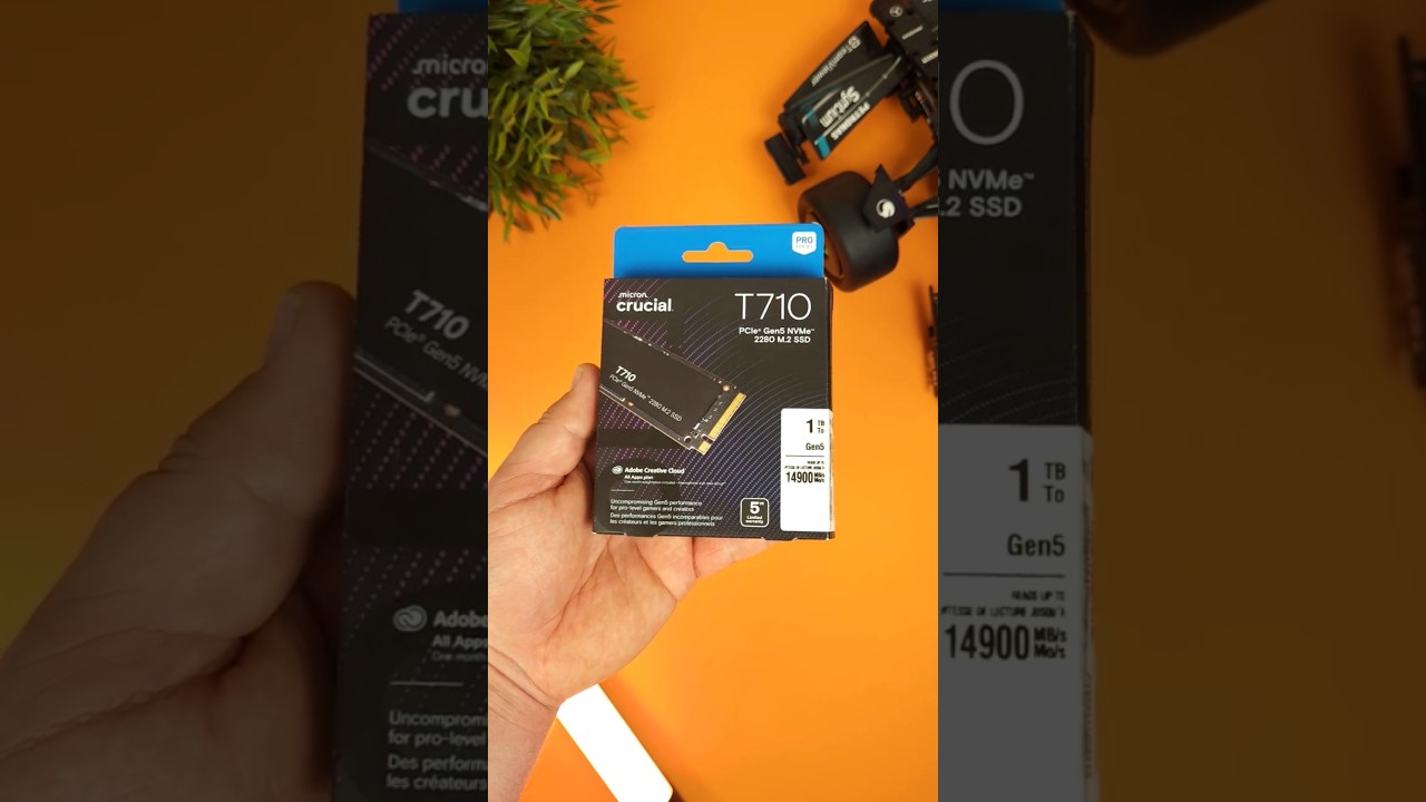 Piekielnie SZYBKI dysk SSD od #crucial #ssd