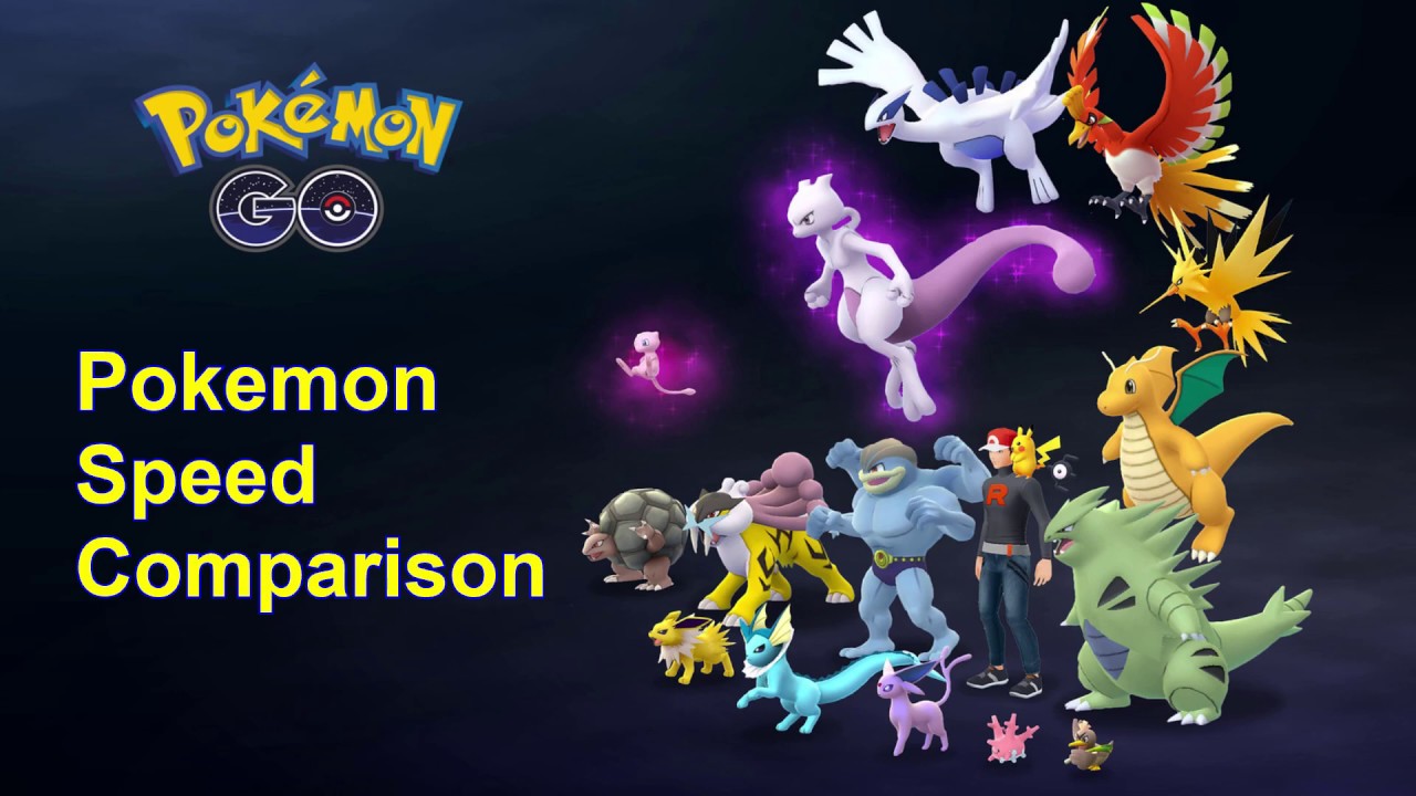 Pokemon Speed Comparison