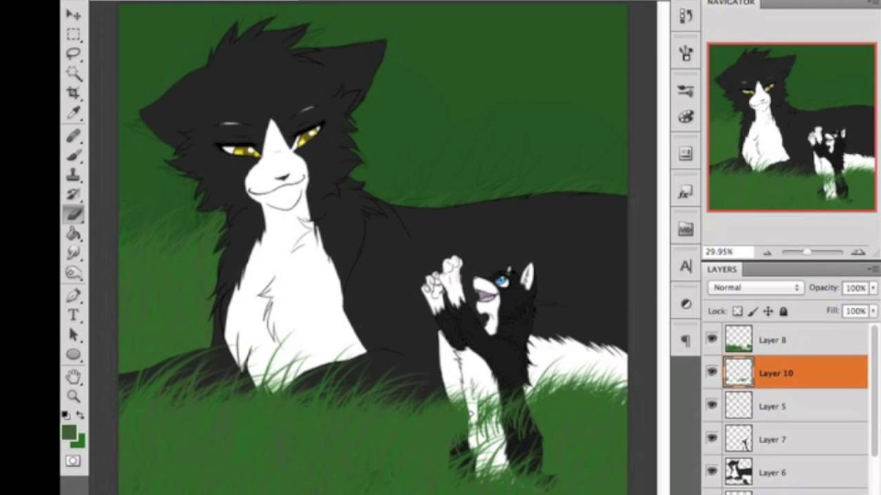 Birdkit's First Catch - Speedpaint