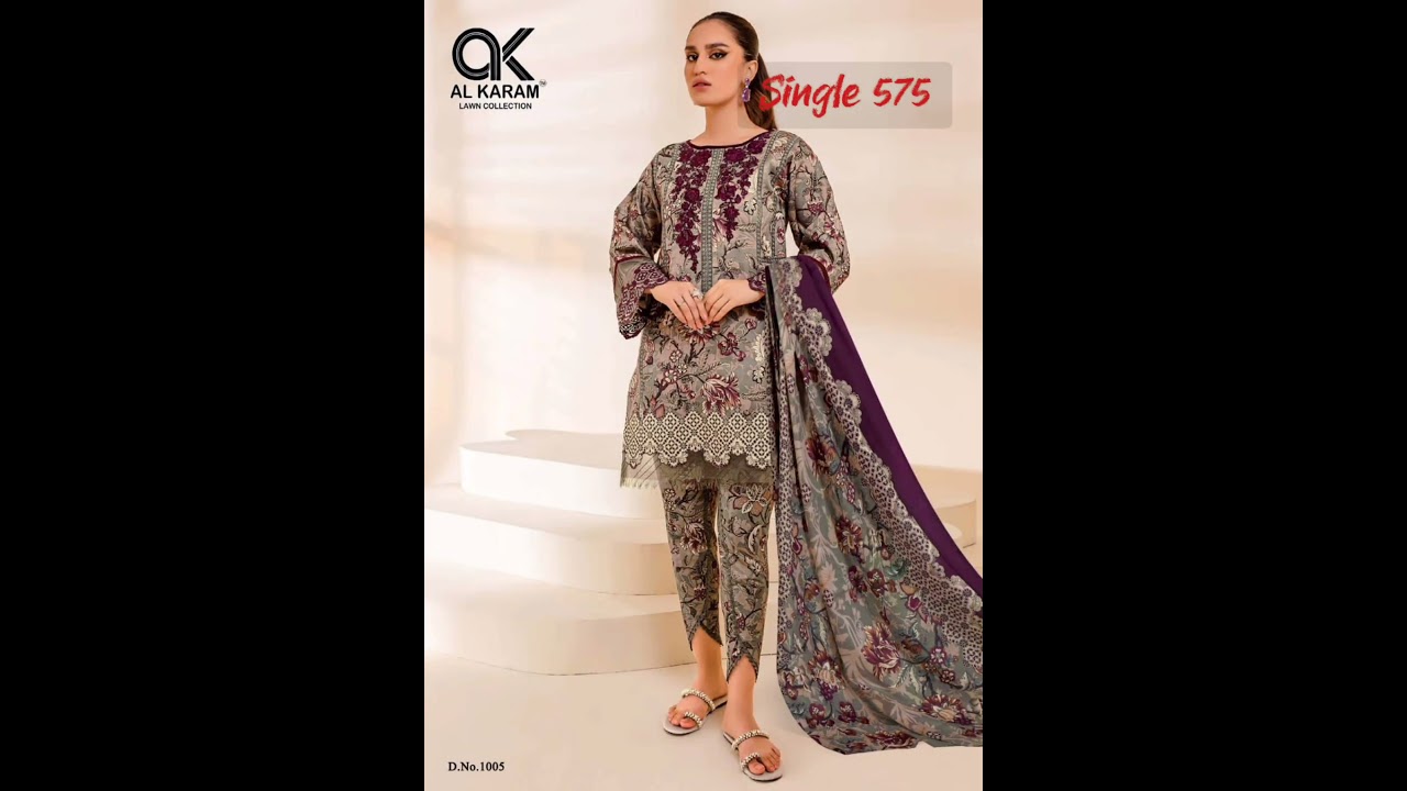 AL KARAM FIRDOUS EXCLUSIVE COLLECTION PAKISTANI SUITS SINGLE ₹575 📱8928235579 #pakistanisuits