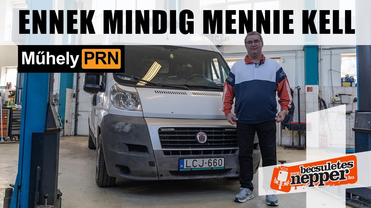 800 ezer kilométer, egy tulajdonosnál – Fiat Ducato 2,3 JTD – 2008 – MűhelyPRN 290.