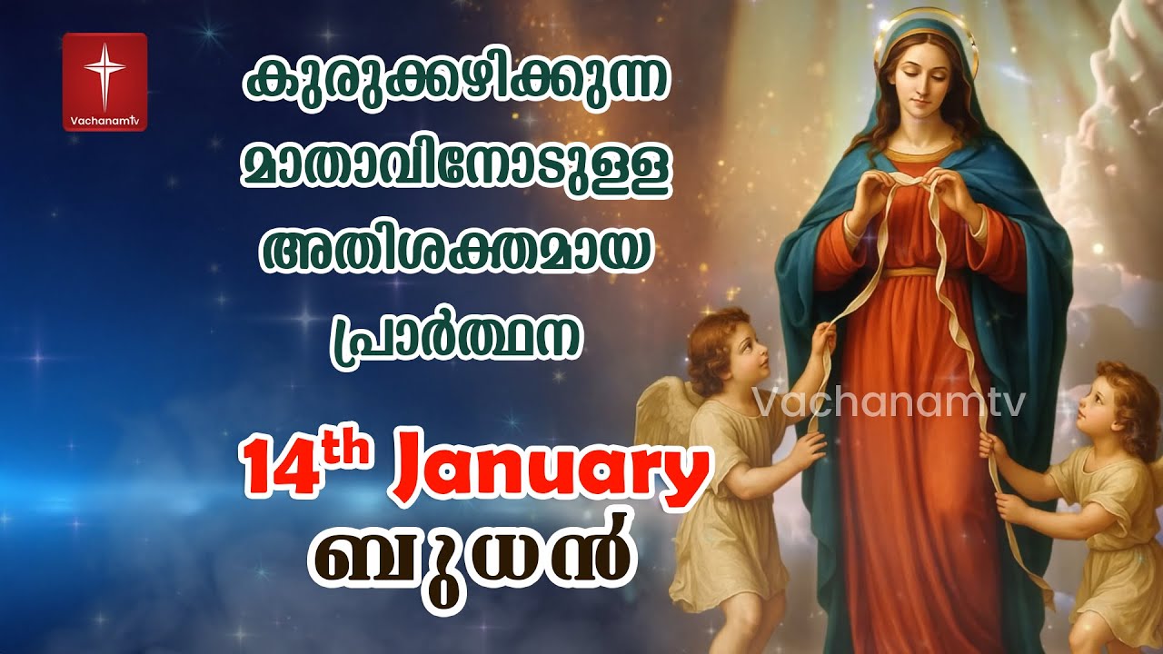🔴 LIVE - 14 Jan 2026 |കുരുക്കഴിക്കുന്ന മാതാവിന്റെ അതിശക്തമായ പ്രാർത്ഥന 33 തവണ 33 ദിവസം ചൊല്ലുക #live