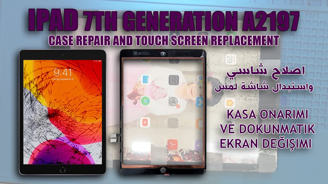 ipad 7th gen A2197 | Case Repair And Touch Screen Replacement