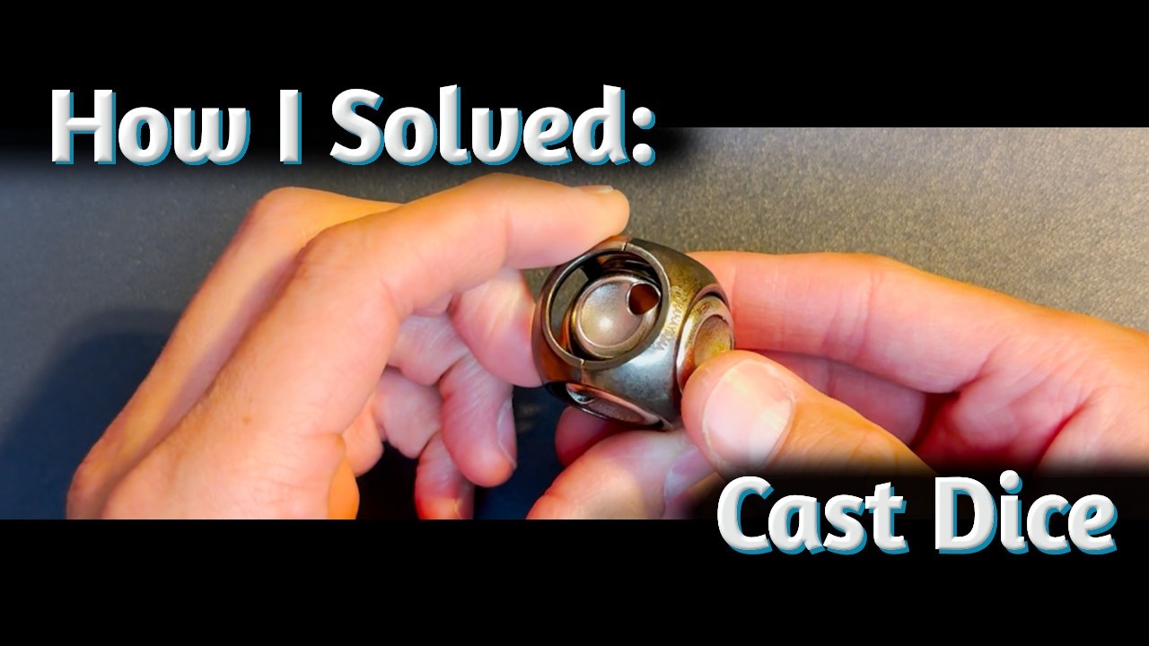 [109] How Many Pieces Are Inside This Dice? – Cast Dice Puzzle by Hanayama