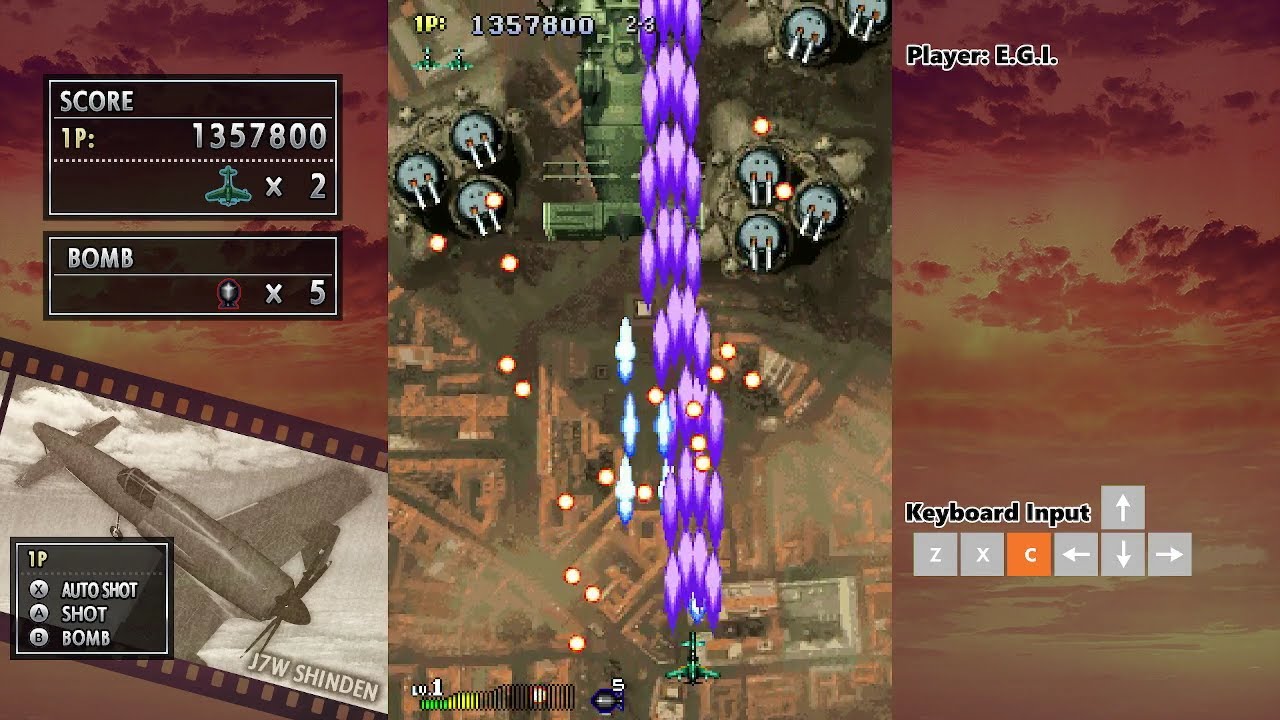 STRIKERS 1945II 2-ALL Clear - 2,217,600 (J7W Shinden)