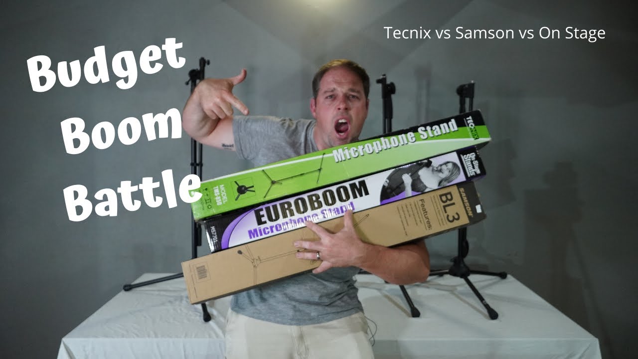 Budget Boom Battle - Tecnix vs Samson vs OnStage + Giveaway