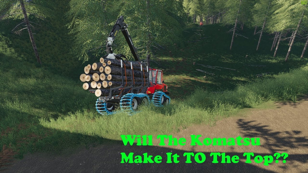 FS19 | Logging On Bergholmen | Testing The Komatsu Forwarder | Timelapse | S1 EP1