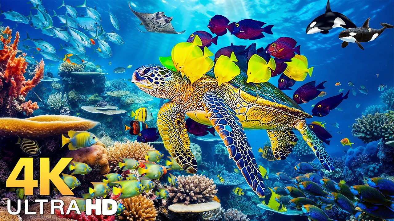 Dive Into the Mesmerizing Underwater Realm-Marvel at Sea Animal in The Best 4K ULTRA HD Aquarium #56