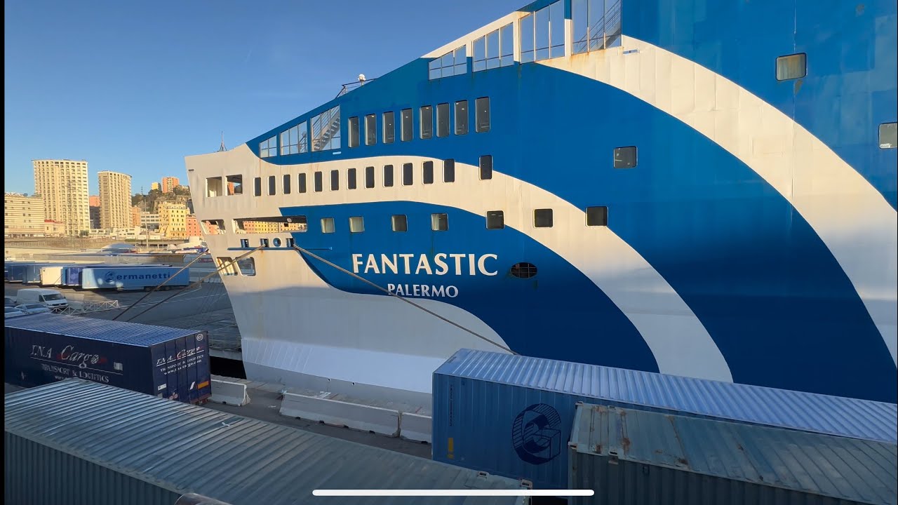 رحلة جنوة تونس على متن باخرة فانتاستيك الإطاليّة بالتفصيل - voyage gênes Tunis | GNV fantastic