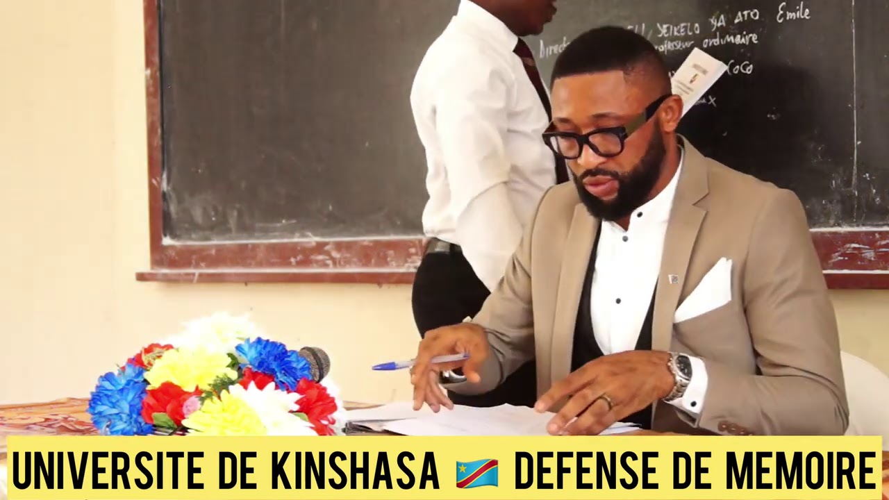 TÉLÉ RÉALITÉ: DÉFENSE DE MÉMOIRE À L’UNIVERSITÉ DE KINSHASA! TRÉSOR NKONGOLO TRÈS GRANDE DISTINCTION
