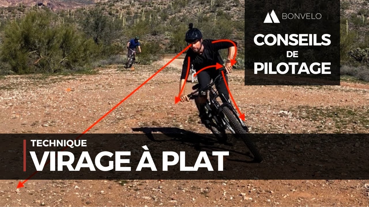 Virage à plat | Technique en vélo de montagne