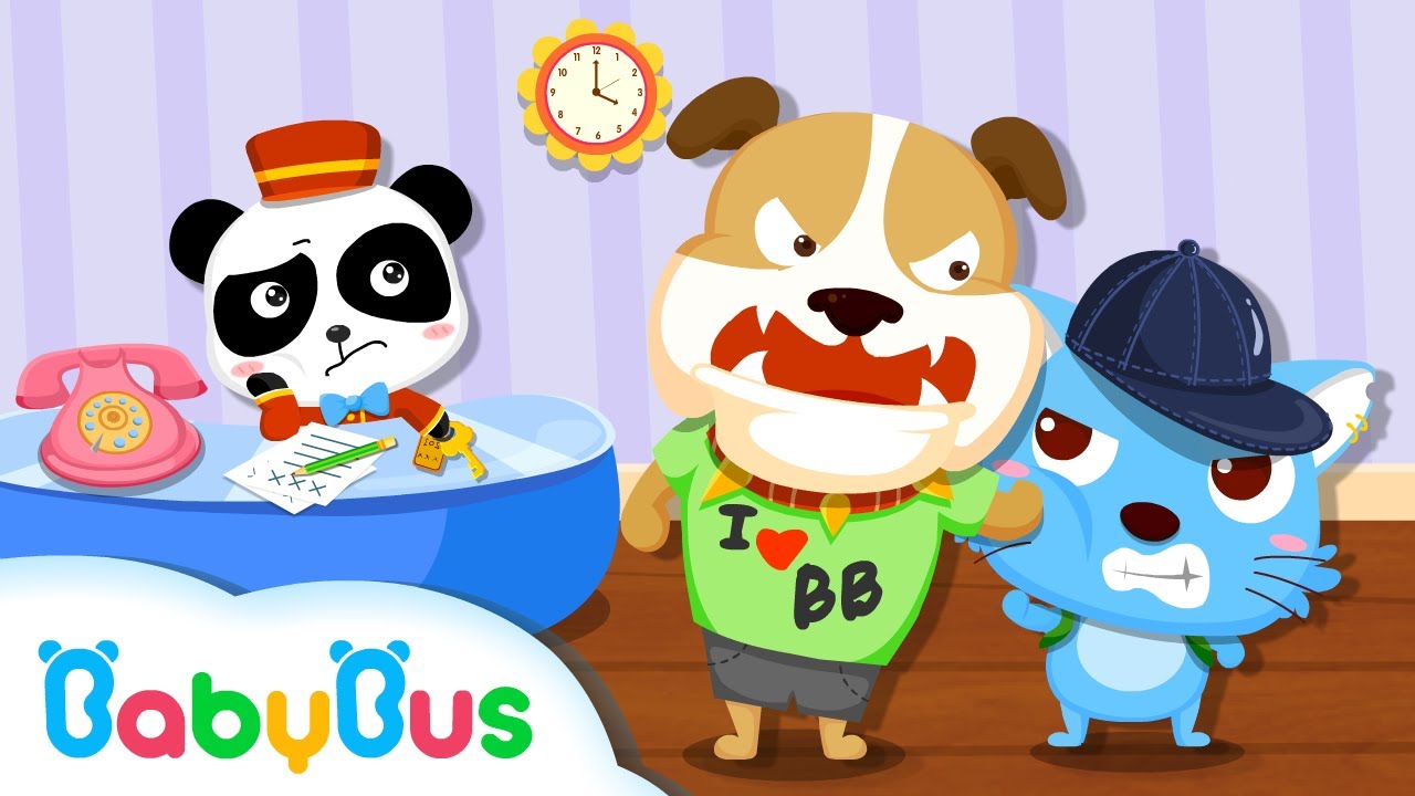 Panda Hotel - Puzzle | Gameplay Video | Educational Games for kids | BabyBus