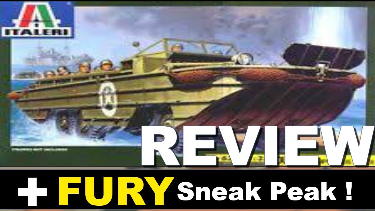 Italeri 1/35 DUKW Review / FURY project Sneak Peak!