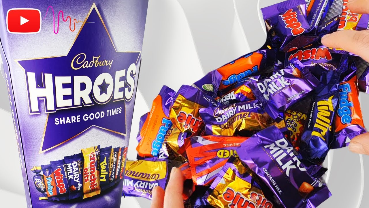 Cadbury Heroes | British Sharing Chocolates Treat Box | ASMR Presentation & Opening | Flavour Review
