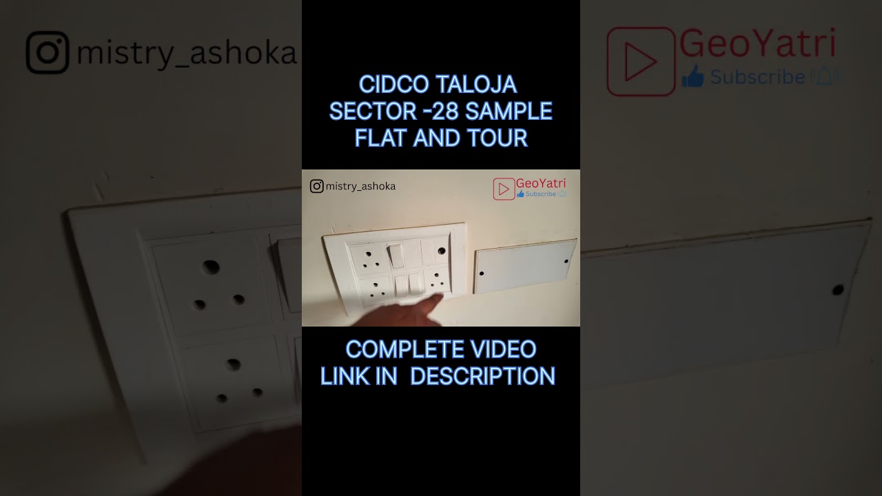 🏡 CIDCO Lottery Flat Tour &ndash; Taloja Sector 28 Short Video #ytshort #shorts #youtubeshorts #geoyatri