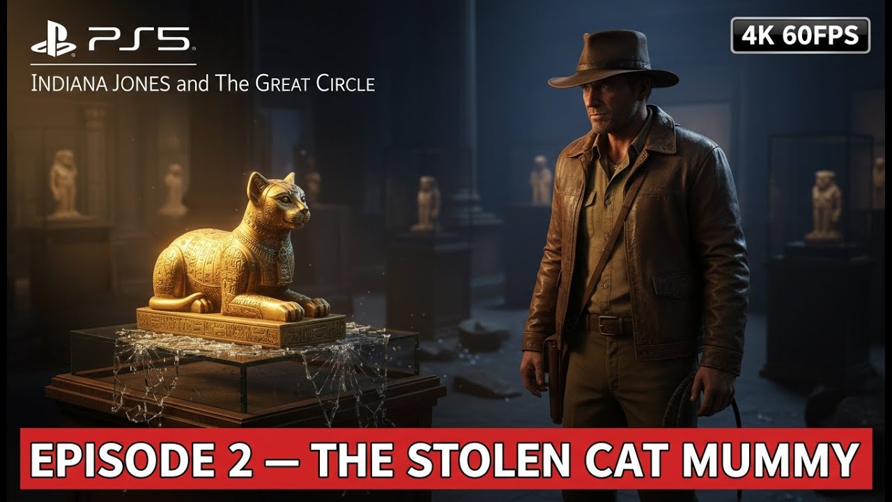 Indiana Jones and the Great Circle PS5 – Episode 2 | Vatican Mystery Continues (Stolen Cat Mummy)