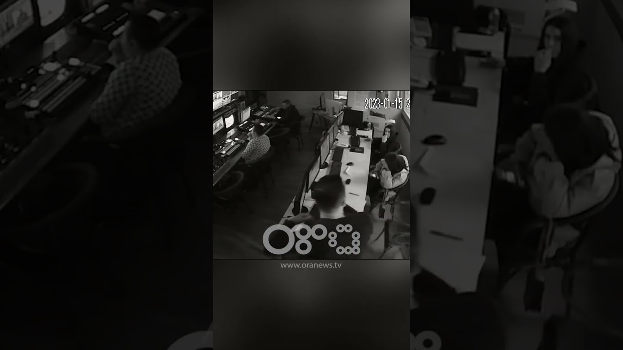 Momentet e t&euml;rmetit, edhe stafi i &ldquo;RTV Ora&rdquo; nuk i shp&euml;ton panikut