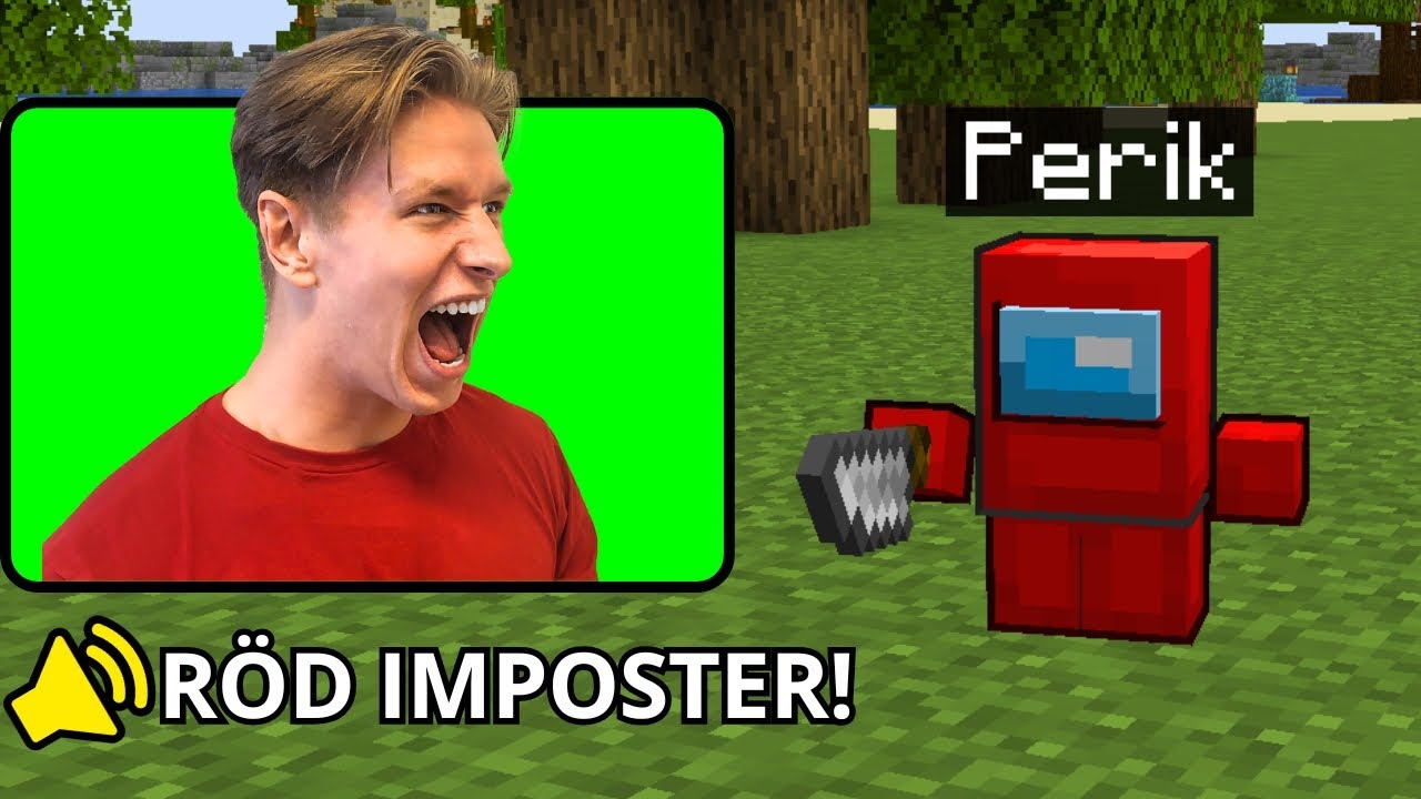 Jag Prankade En Minecraft Streamer Med AMONG US i Minecraft!
